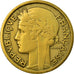 Moeda, França, Morlon, 2 Francs, 1934, Paris, VF(20-25), Alumínio-Bronze