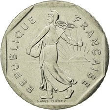Coin, France, Semeuse, 2 Francs, 1992, Paris, EF(40-45), Nickel, KM:942.1
