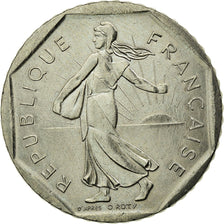 Moeda, França, Semeuse, 2 Francs, 1988, Paris, AU(55-58), Níquel, KM:942.1