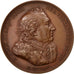 FRANCE, Arts & Culture, Portrait Louis XVIII, Medal, MS(60-62), Gatteaux, Bronze