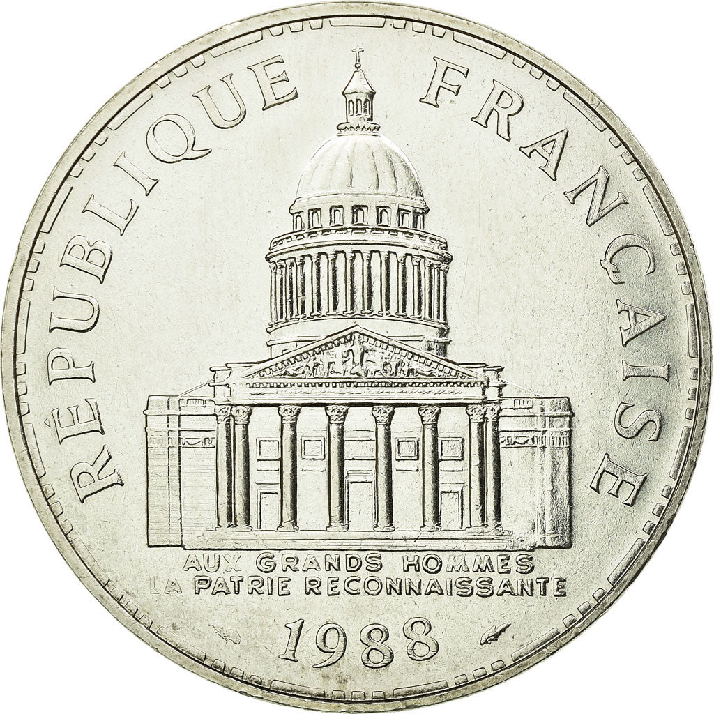 Monnaie, France, Panthéon, 100 Francs, 1988, Paris, TTB, Argent, Gadoury:898