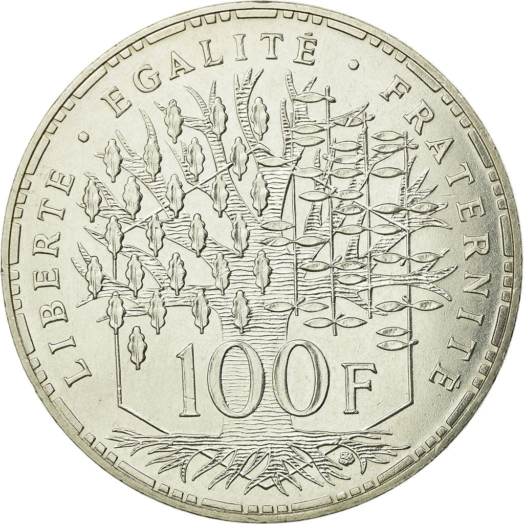Monnaie, France, Panthéon, 100 Francs, 1988, Paris, TTB, Argent, Gadoury:898