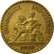 Coin, France, Chambre de commerce, 2 Francs, 1920, Paris, VF(30-35)