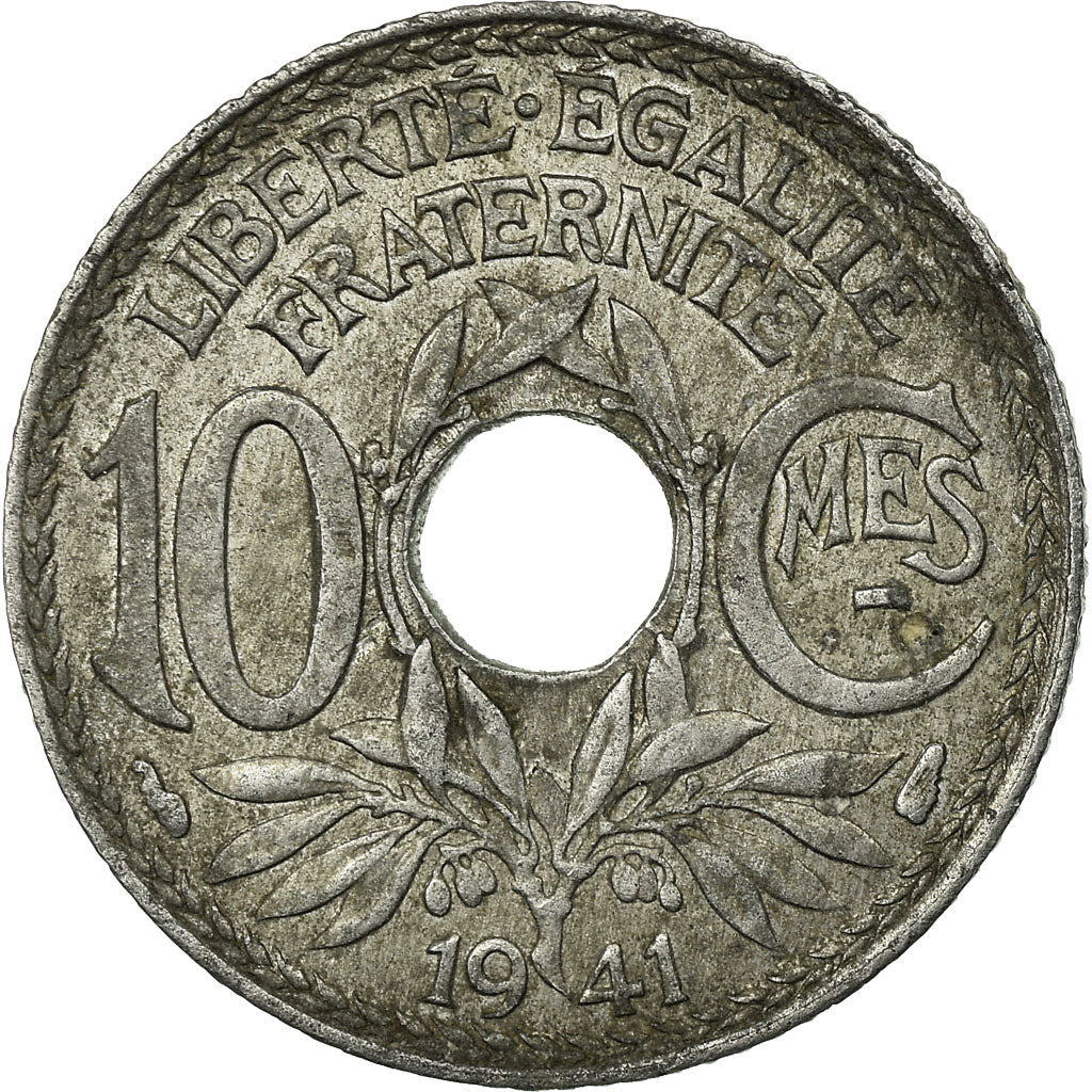 Monnaie, France, Lindauer, 10 Centimes, 1941, Paris, TB, Zinc, Gadoury:288