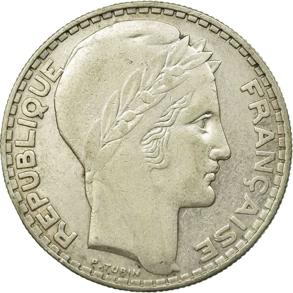 Coin, France, Turin, 20 Francs, 1933, Paris, EF(40-45), Silver, KM:879