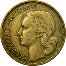Moeda, França, Guiraud, 50 Francs, 1952, Paris, VF(30-35), Alumínio-Bronze