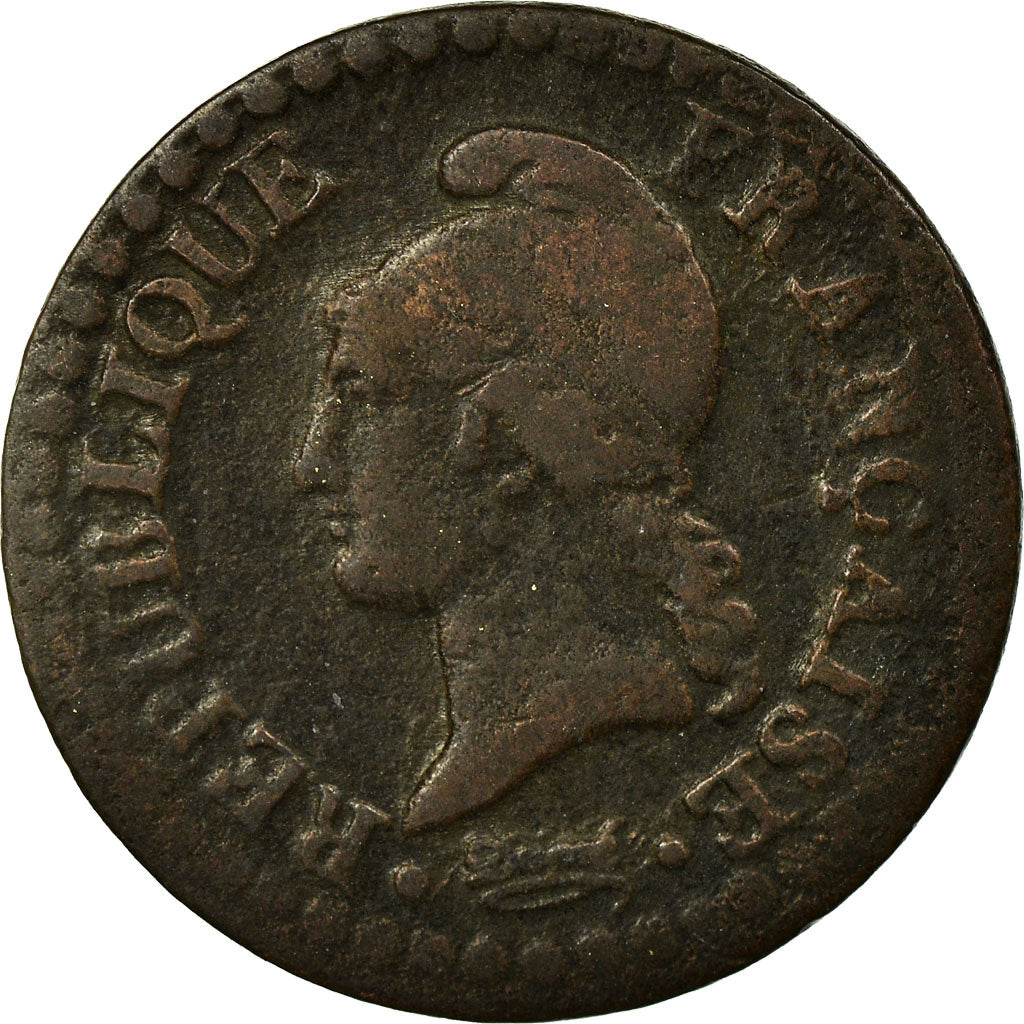 Coin, France, Dupré, Centime, AN 7, Paris, VF(30-35), Bronze, KM:646