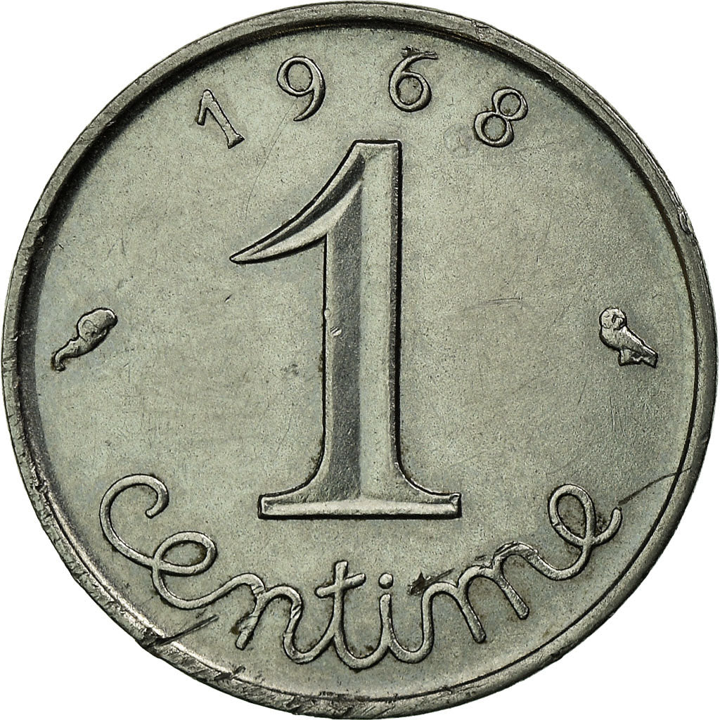 Coin, France, Épi, Centime, 1995, Paris, EF(40-45), Stainless Steel, KM:928