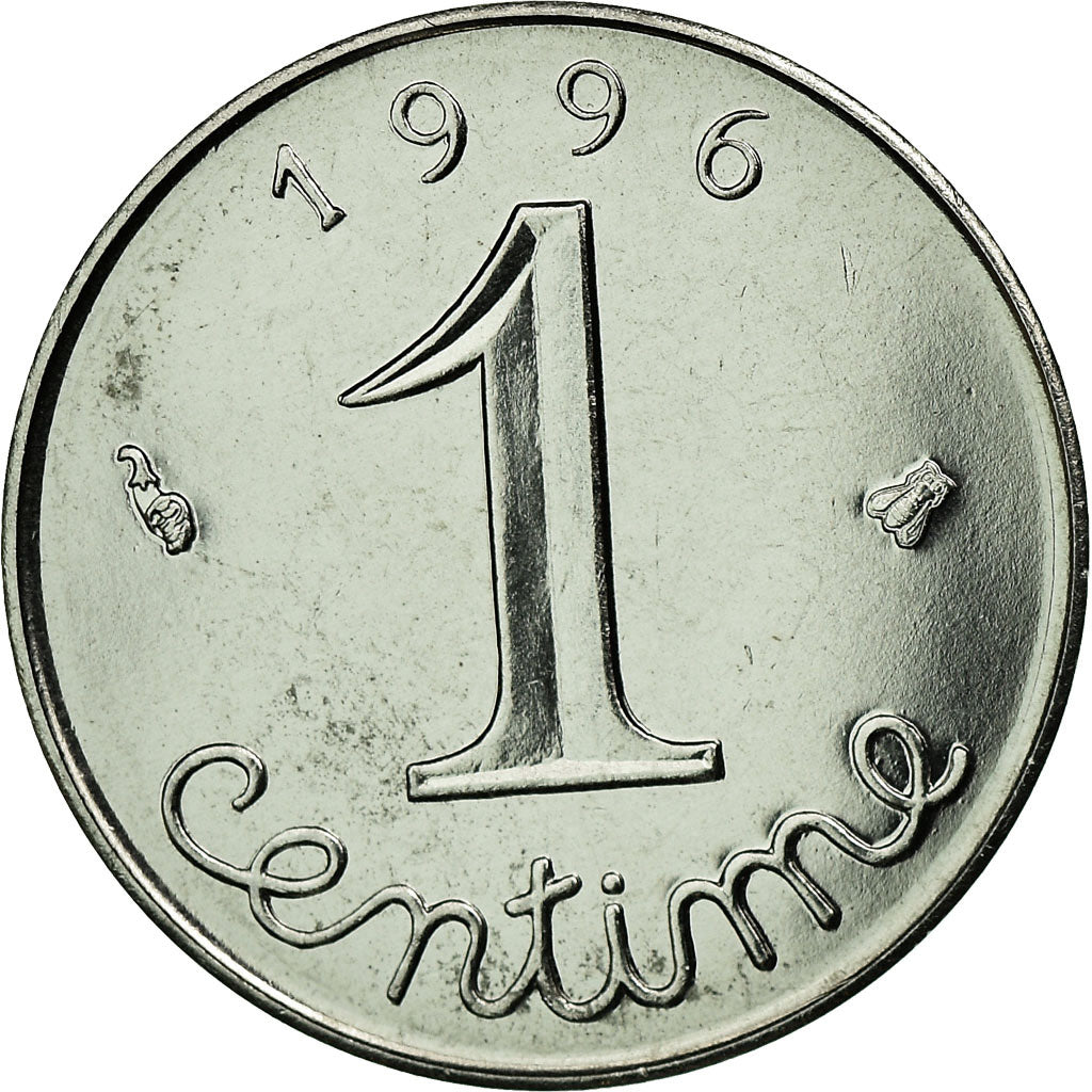 Moneta, Francia, Épi, Centime, 1996, Paris, FDC, Acciaio inossidabile, KM:928