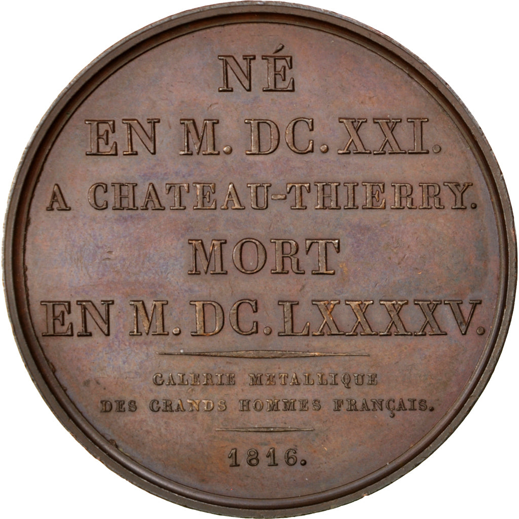 France, Medal, Louis XVIII, Arts & Culture, Gatteaux, MS(60-62), Bronze