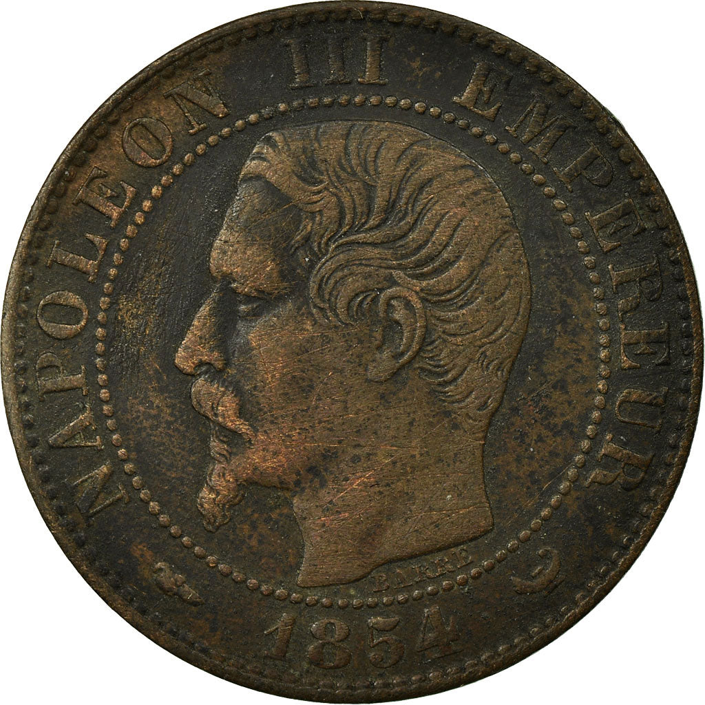 Moneta, Francia, Napoleon III, Napoléon III, 5 Centimes, 1854, Lille, MB+