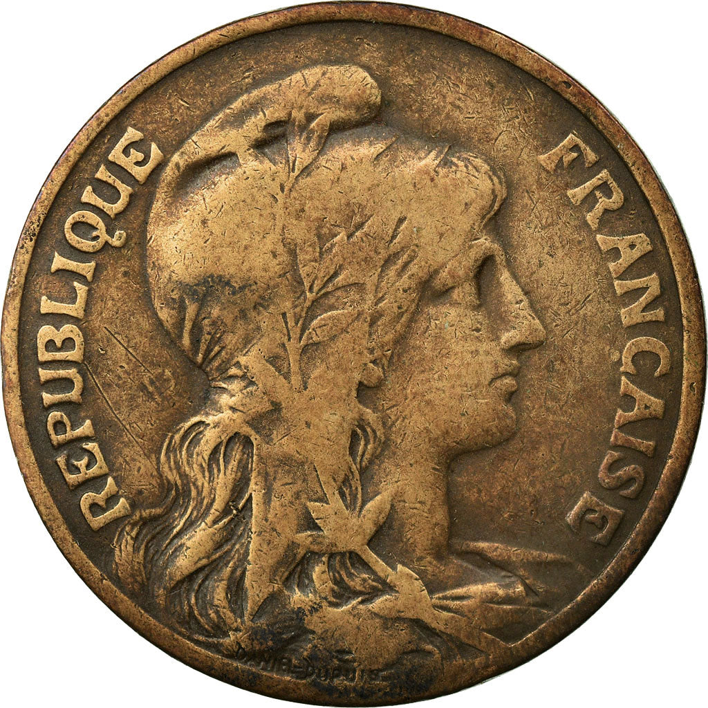 Coin, France, Dupuis, 10 Centimes, 1907, Paris, VF(30-35), Bronze, KM:843