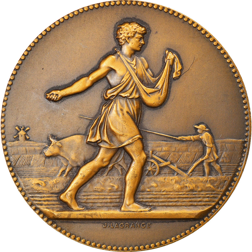 France, Médaille, Associations Agricoles, République française, Lagrange