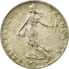 Coin, France, Semeuse, 50 Centimes, 1917, Paris, VF(30-35), Silver, KM:854