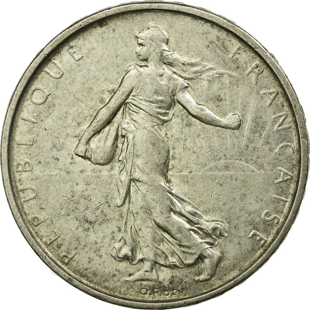 Moneta, Francia, Semeuse, 5 Francs, 1962, Paris, MB+, Argento, KM:926