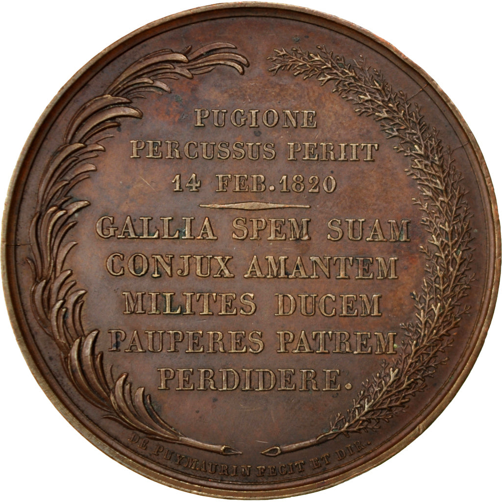 France, Medal, Louis XVIII, History, Gayrard, SUP, Bronze