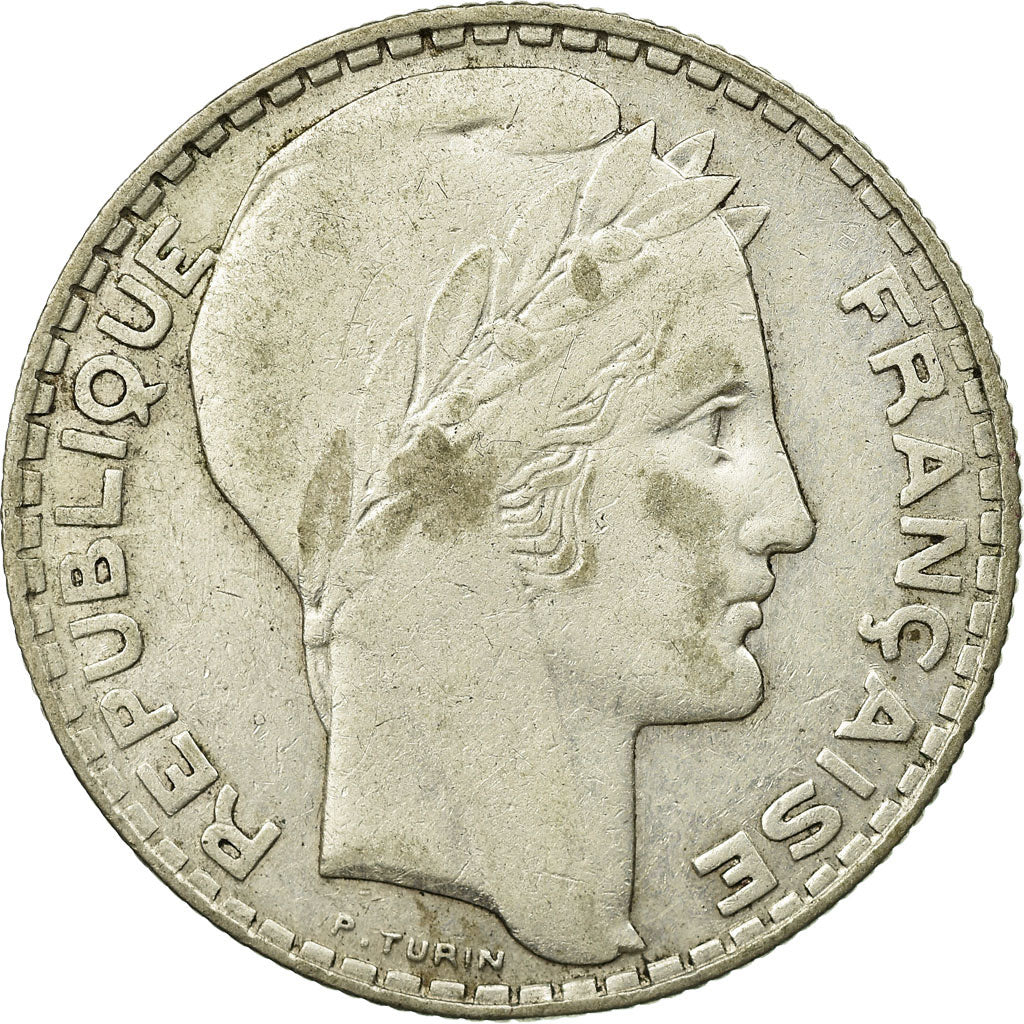 Coin, France, Turin, 10 Francs, 1934, Paris, EF(40-45), Silver, KM:878
