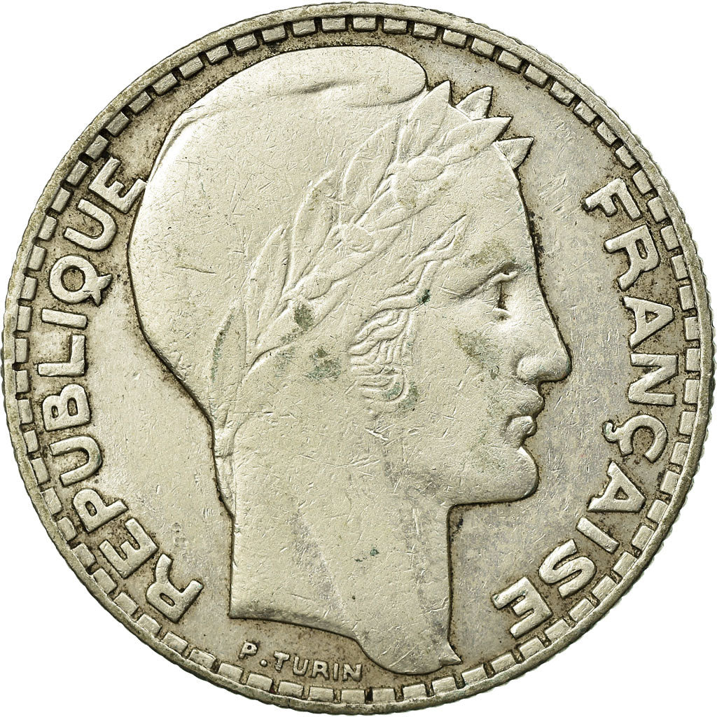 Coin, France, Turin, 10 Francs, 1933, Paris, VF(30-35), Silver, KM:878