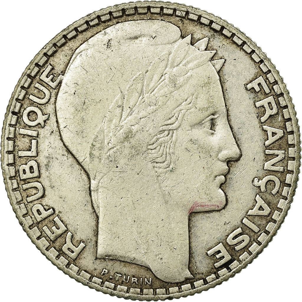 Coin, France, Turin, 10 Francs, 1932, Paris, VF(20-25), Silver, KM:878
