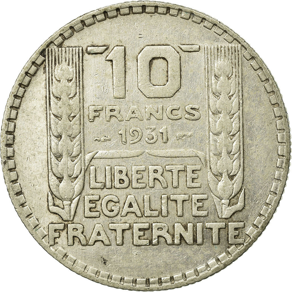 Coin, France, Turin, 10 Francs, 1931, Paris, VF(30-35), Silver, KM:878