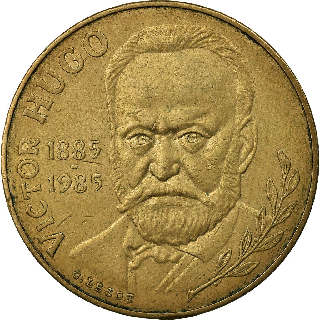 Münze, Frankreich, Victor Hugo, 10 Francs, 1985, Paris, S+, Nickel-Bronze