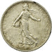 Moneda, Francia, Semeuse, Franc, 1918, Paris, MBC, Plata, KM:844.1, Gadoury:467