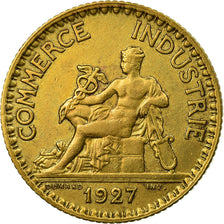 Coin, France, Chambre de commerce, 2 Francs, 1927, Paris, EF(40-45)