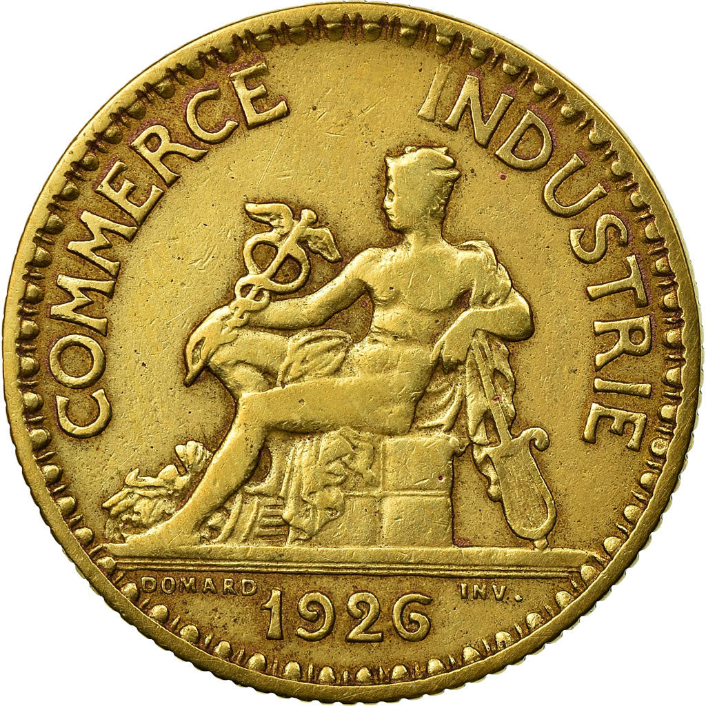 Coin, France, Chambre de commerce, Franc, 1926, Paris, EF(40-45)