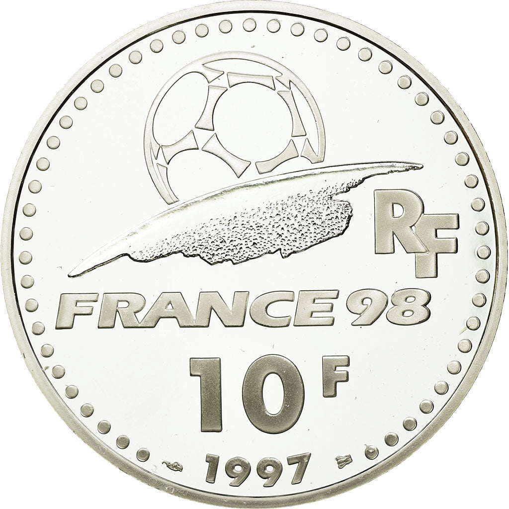 Coin, France, 10 Francs, 1997, Paris, MS(65-70), Silver, KM:1164, Gadoury:C171