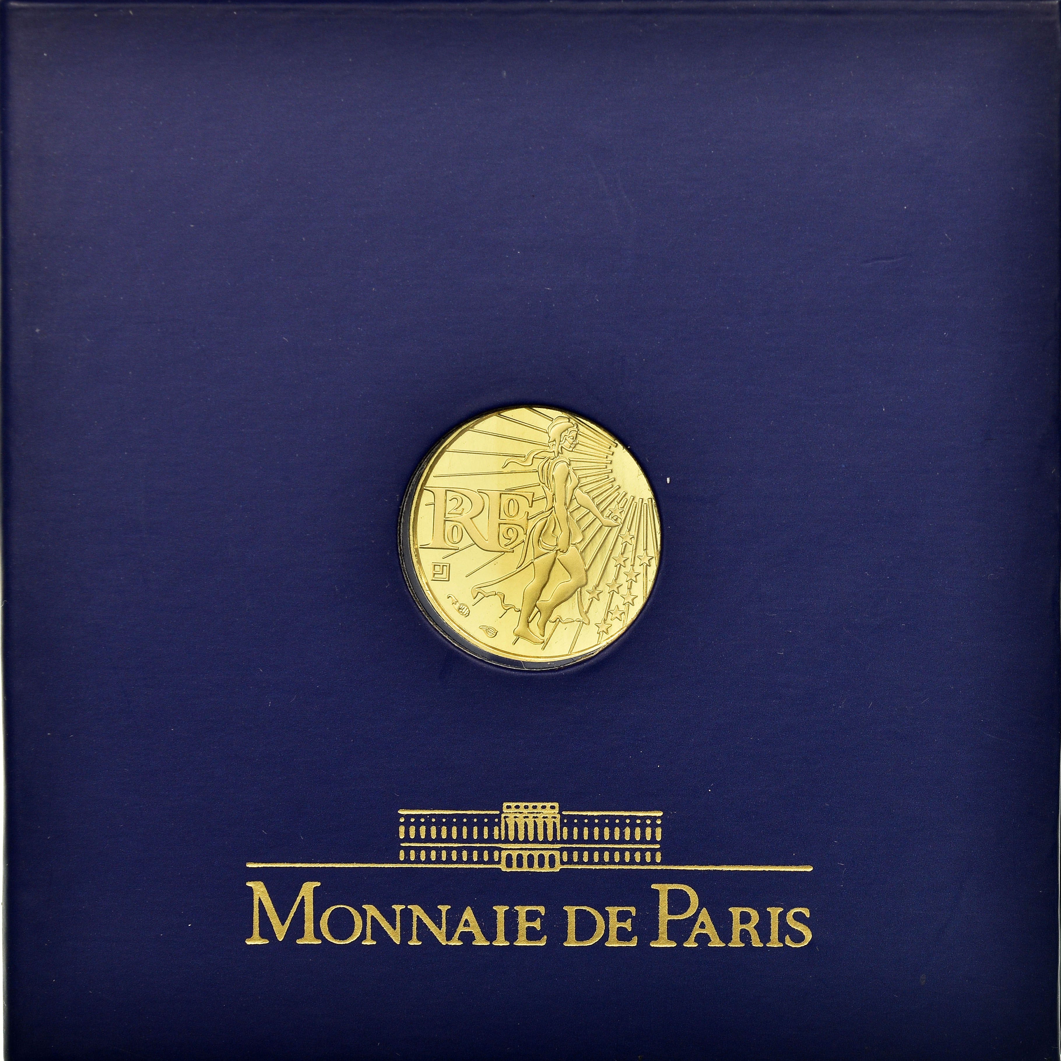 France, 100 Euro, 2009, MS(65-70), Gold, Gadoury:EU339, KM:1536