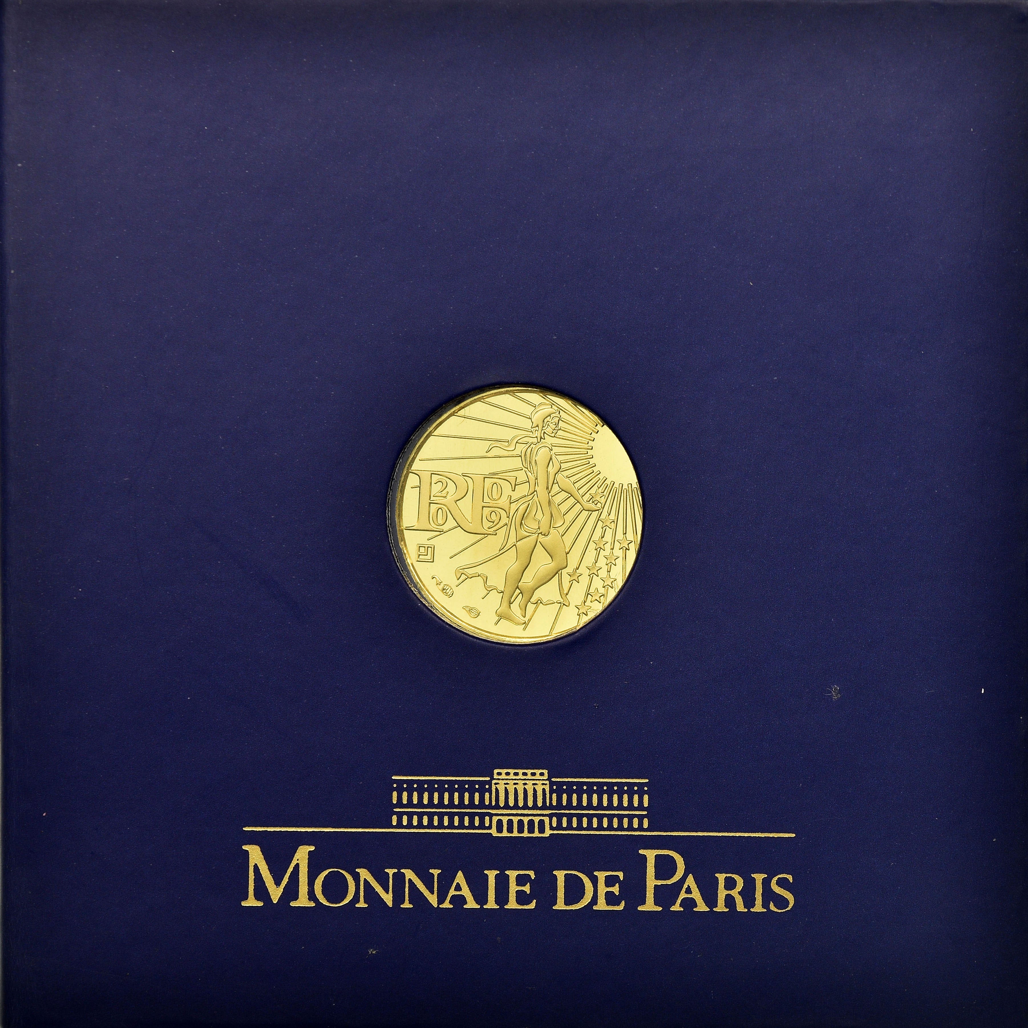 France, 100 Euro, 2009, MS(65-70), Gold, Gadoury:EU339, KM:1536