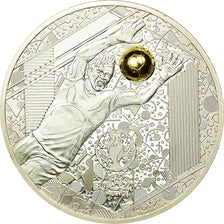 France, Monnaie de Paris, 10 Euro, UEFA Euro 2016, Gardien, 2016, MS(65-70)