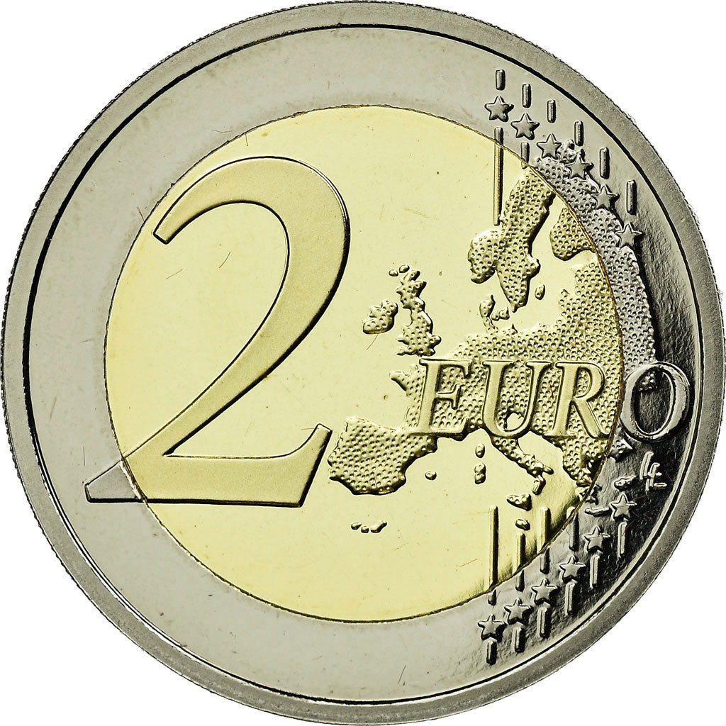 Belgium, 2 Euro, 2016, MS(65-70), Bi-Metallic
