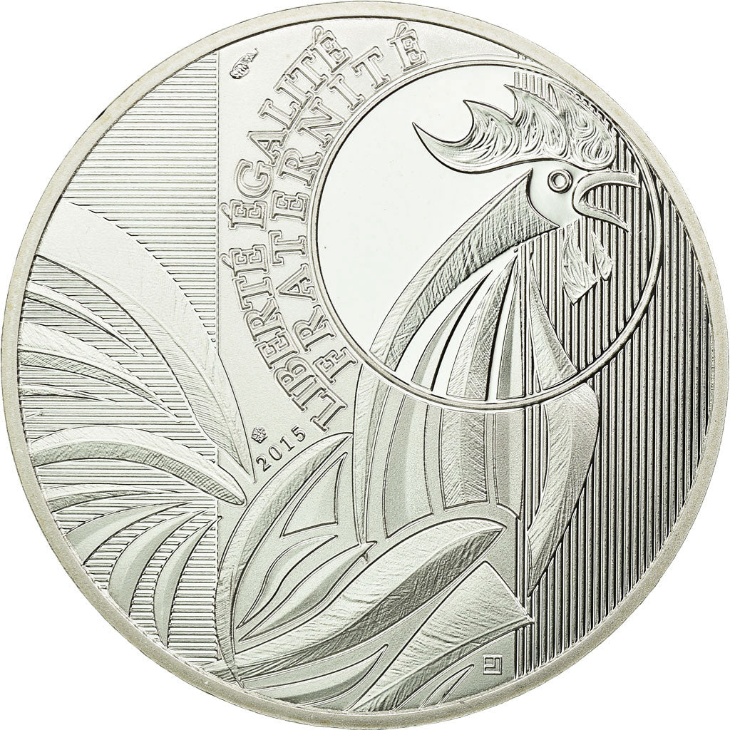 France, 10 Euro, 2015, MS(65-70), Silver, Gadoury:EU728