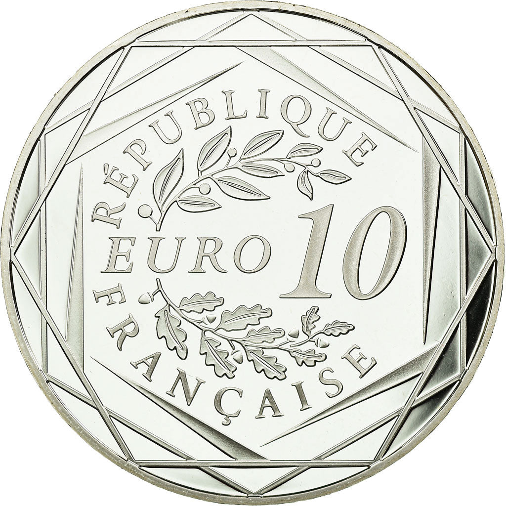 France, 10 Euro, 2015, MS(65-70), Silver, Gadoury:EU728