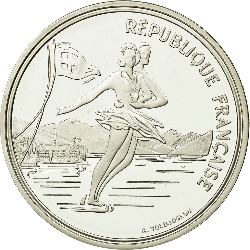 Moneda, Francia, 100 Francs, 1989, Paris, FDC, Plata, KM:972, Gadoury:C3