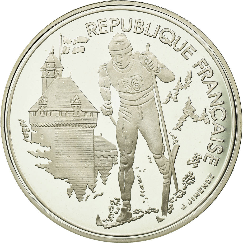 Moneda, Francia, 100 Francs, 1991, Paris, FDC, Plata, KM:994, Gadoury:C18