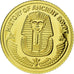 Moeda, Fiji, Elizabeth II, 10 Dollars, 2010, MS(65-70), Dourado, KM:296