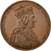 FRANCE, Louis XVI, Medal, AU(55-58), Bronze, 37, 22.70