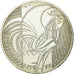 France, 10 Euro, Coq, 2016, EF(40-45), Silver