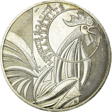 France, 10 Euro, 2015, EF(40-45), Silver