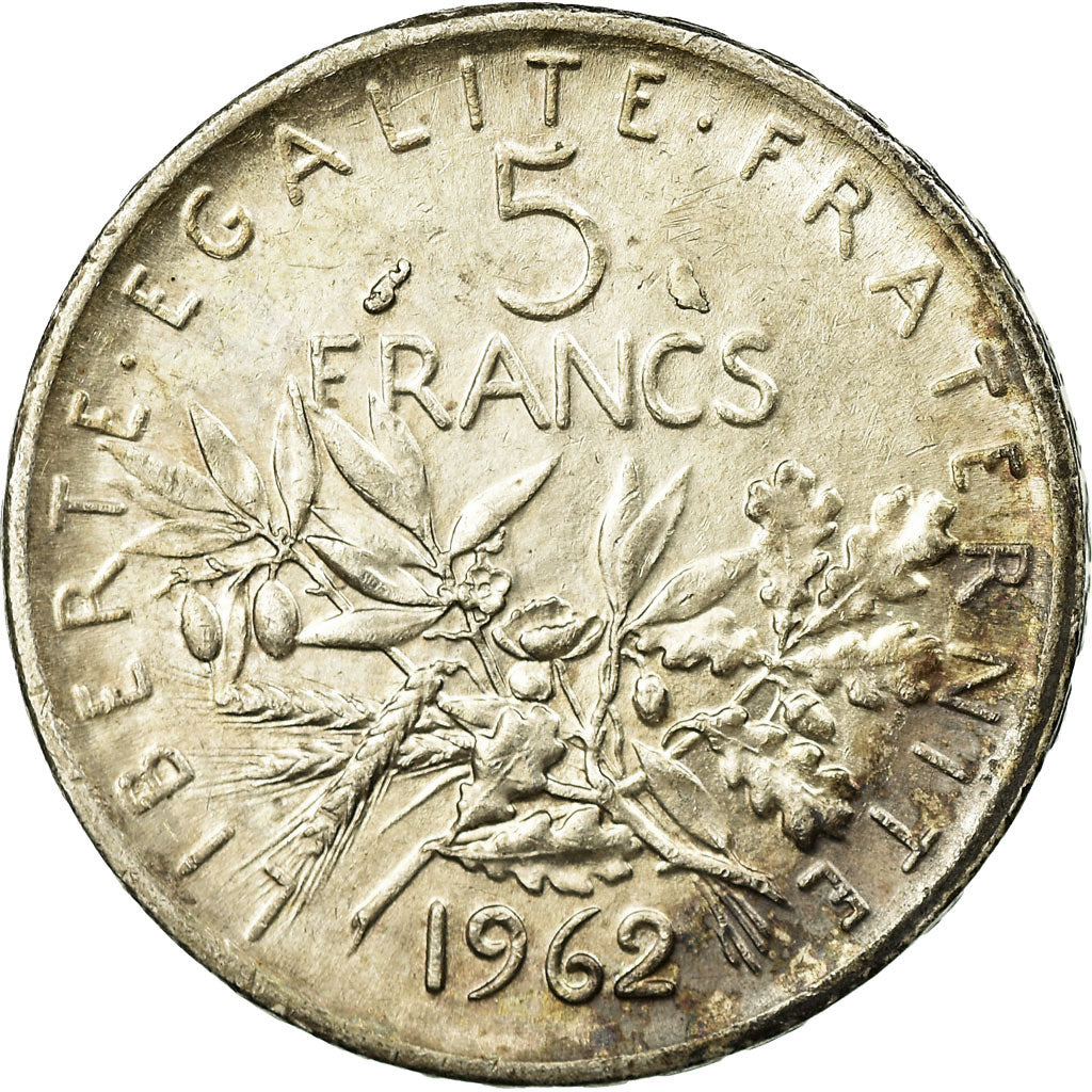 Monnaie, France, Semeuse, 5 Francs, 1962, Paris, TTB, Argent, Gadoury:770