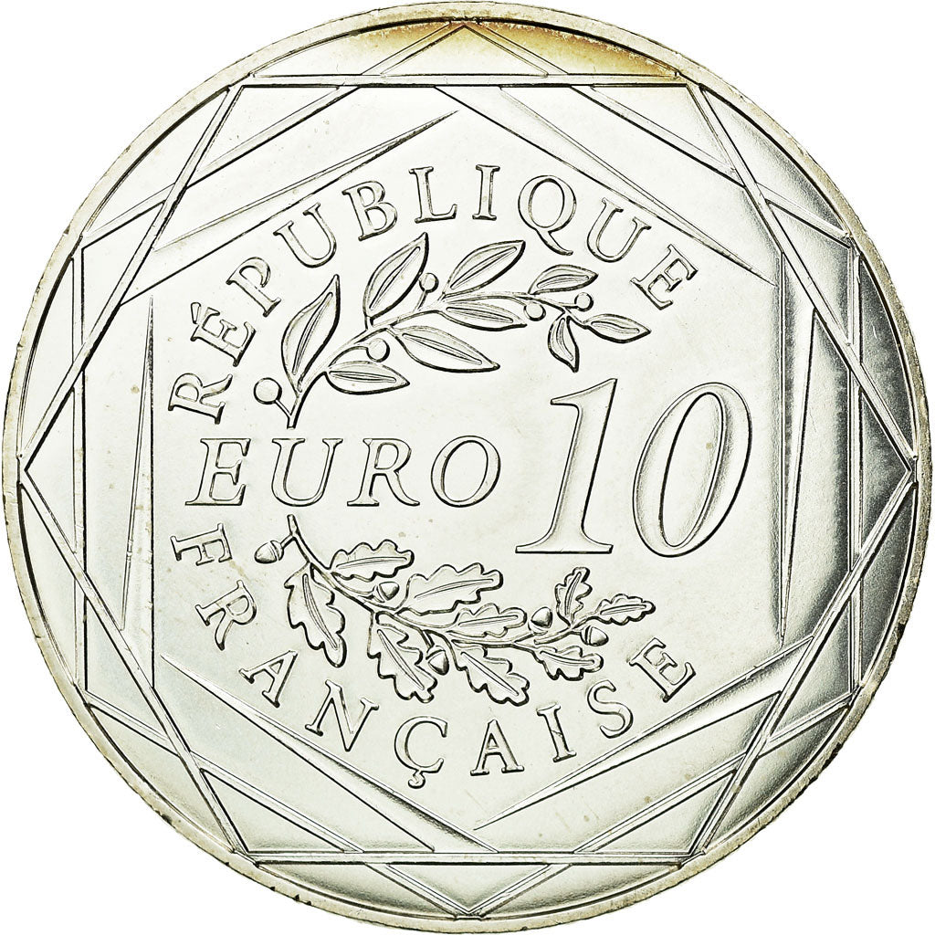 France, 10 Euro, 2018, EF(40-45), Silver