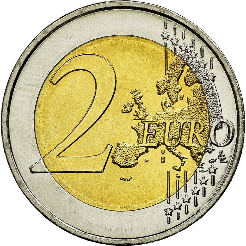 França, 2 Euro, 2018, MS(60-62), Bimetálico