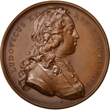 Francia, medaglia, Mariage de Louis XV et Marie Leszczynska, 1725, Duvivier