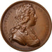 France, Medal, Mariage de Louis XV et Marie Leszczynska, 1725, Duvivier