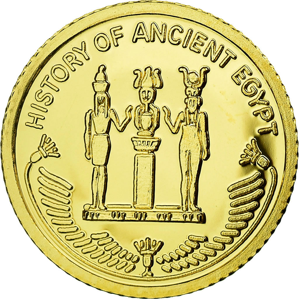 Coin, Fiji, 10 Dollars, 2010, Horus, MS(65-70), Gold