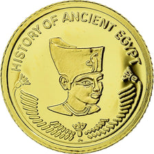 Coin, Fiji, 10 Dollars, 2010, Toutänkhamon, MS(65-70), Gold