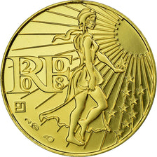Francia, 100 Euro, Semeuse, 2008, FDC, Oro, Gadoury:EU289, KM:1536