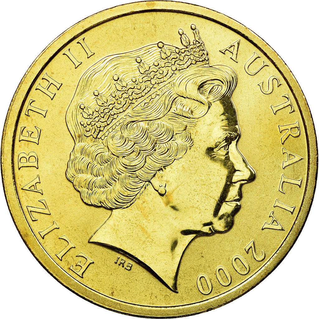 Coin, Australia, Elizabeth II, 5 Dollars, 2000, MS(65-70), Aluminum-Bronze